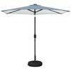 vidaXL Parasol de jardin avec lumi&egrave;res LED et base 270 x 270 cm