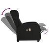 vidaXL Fauteuil électrique de massage Noir Tissu