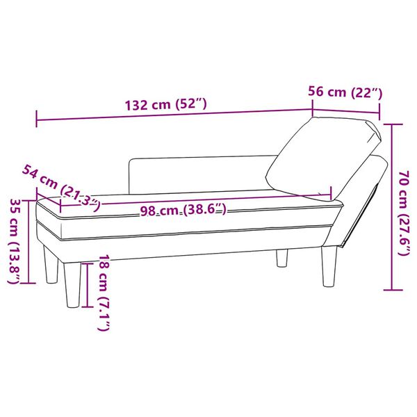 Fauteuil De Télévision | Fauteuil Long Et Coussin Et Accoudoir Droit Vert Foncé Velours CFW220190 | Leroy Merlin