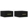 vidaXL Cabinet de chevet 2 pc 35 x 35 x 20 cm Bois d'ing&eacute;nierie