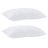 vidaXL Couette avec oreiller 3 pcs Blanc Microfibre