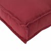 vidaXL Coussin pour assise / dossier de palette avec oreiller Bordeaux