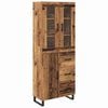 vidaXL Haut Armoire 2 pc Bois Ancien 69,5 x 34 x 180 cm
