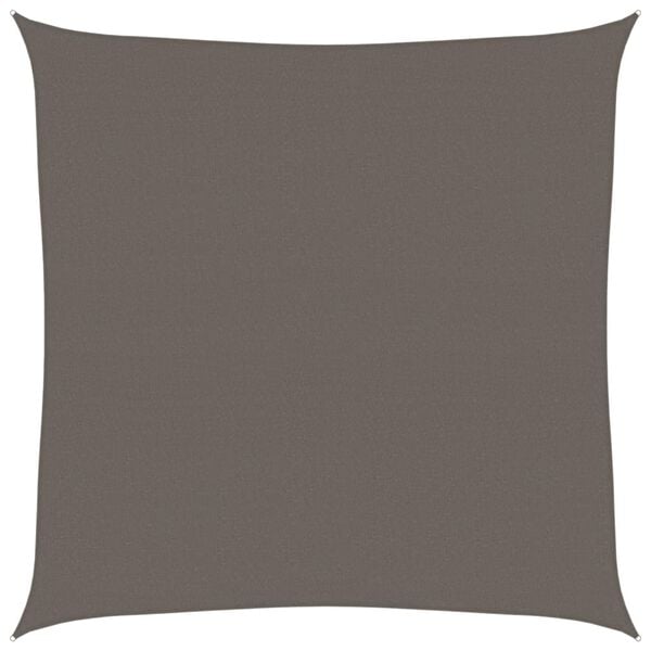 vidaXL Voile d'ombrage 160 g/m² Anthracite 5x5 m PEHD