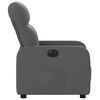 vidaXL Fauteuil inclinable &eacute;lectrique Gris fonc&eacute; Tissu
