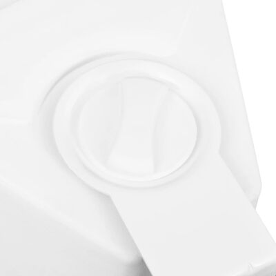 vidaXL Haut-parleurs stéréo muraux 2pcs blanc intérieur extérieur 80 W