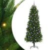 vidaXL Sapin de No&euml;l avec 300 LED avec support Vert 240 cm PE
