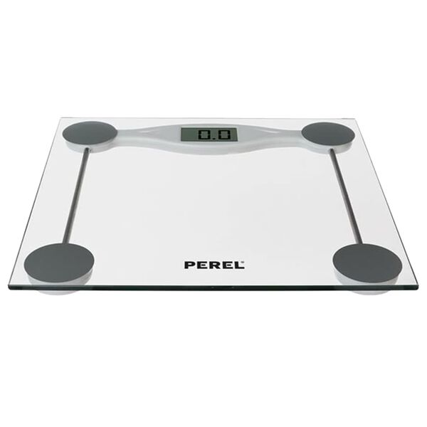 Perel P&egrave;se-personne de salle de bain num&eacute;rique 180 kg Transparent
