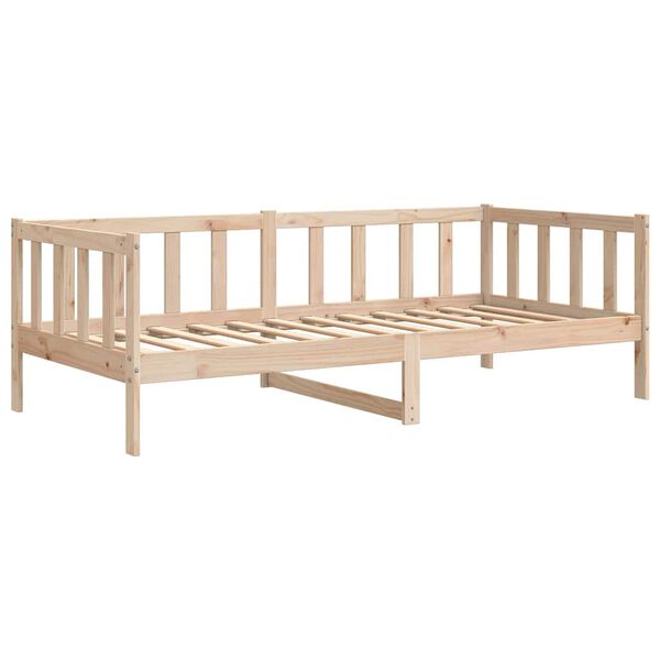 vidaXL Lit de jour sans matelas bois de pin massif 90x200 cm