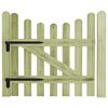 vidaXL Portail de jardin Pin impr&eacute;gn&eacute; 100x100 cm