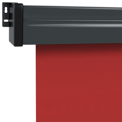 vidaXL Auvent latéral de balcon 145x250 cm Rouge