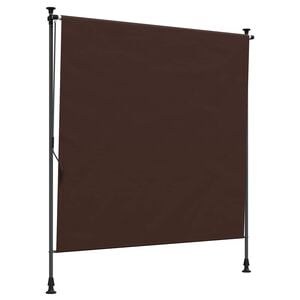 vidaXL Store Roulant Ext&eacute;rieur Marron 150 x 270 cm