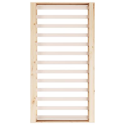 vidaXL Cadre de lit 75x190 cm Petit simple Bois massif