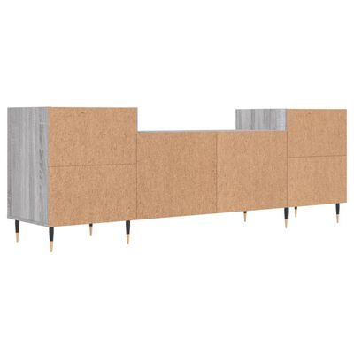 vidaXL Meuble TV Sonoma gris 160x35x55 cm Bois d'ingénierie