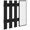 vidaXL Porte-manteau mural Montage mural Ch&ecirc;ne noir 100 x 10 x 100 cm
