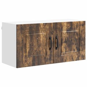 vidaXL Panneau de lave-vaisselle Kalmar Ch&ecirc;ne fum&eacute; 80 x 31 x 40 cm