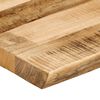 vidaXL Dessus de table bord vivant 100x60x3,8 cm bois de manguier brut