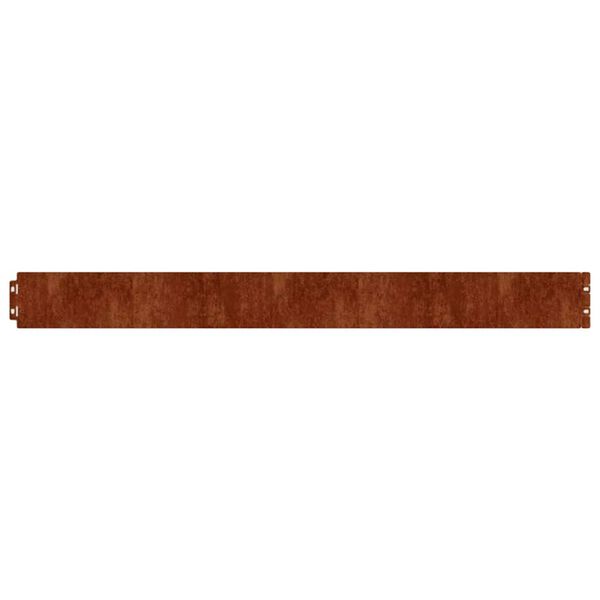 vidaXL Bordures de pelouse 50 pcs 10x103 cm acier corten flexible