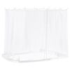 vidaXL Moustiquaire pour gazebo 220 mesh Blanc 2 x 2 x 2 m Polyester