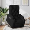 vidaXL Fauteuil inclinable &eacute;lectrique noir tissu