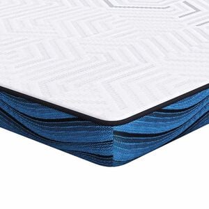 vidaXL Surmatelas 80 x 200 cm d&rsquo;&eacute;paisseur Tissu jacquard Blanc