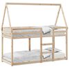 vidaXL Lit superpos&eacute; sans matelas 80x200 cm bois de pin massif