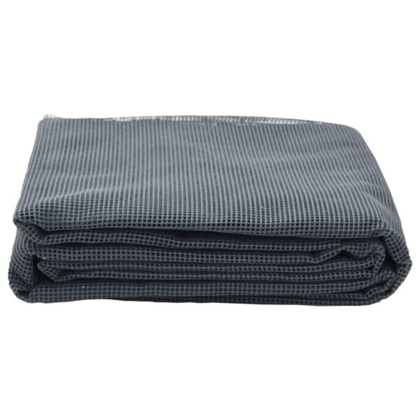 vidaXL Tapis de tente gris clair 4x3 m
