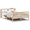 vidaXL Cadre de lit avec t&ecirc;te de lit sans matelas blanc 160x200 cm