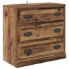 vidaXL Buffets 2 pcs Bois Ancien 70 x 35,5 x 67,5 cm Bois d'ing&eacute;nierie