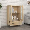 vidaXL Buffet haut Ch&ecirc;ne sonoma 70x31x115 cm Bois d'ing&eacute;nierie