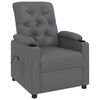 vidaXL Fauteuil Gris Similicuir