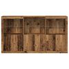 vidaXL Buffet LED Bois ancien 181,5 x 37 x 100 cm Bois d'ing&eacute;nierie