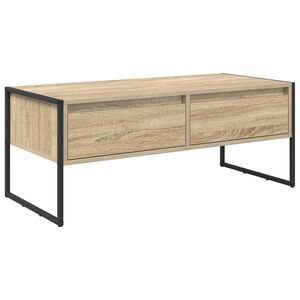 vidaXL Table basse Sonoma 100 x 46 x 40 cm Bois d'ing&eacute;nierie