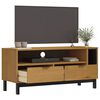 vidaXL Meuble TV FLAM 110x40x50 cm bois massif de pin