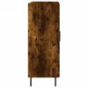 vidaXL Buffet ch&ecirc;ne fum&eacute; 69,5x34x90 cm bois d'ing&eacute;nierie