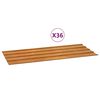 vidaXL Panneaux de toiture 36 pcs rouill&eacute; 100x44 cm Acier corten