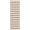 vidaXL Store z&egrave;bre marron sable largeur du tissu 85,9 cm polyester