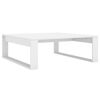 vidaXL Table basse Blanc 100x100x35 cm Bois d&rsquo;ing&eacute;nierie
