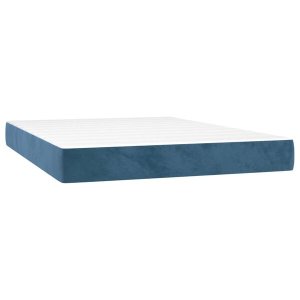 vidaXL Matelas de lit &agrave; ressorts ensach&eacute;s fermet&eacute; moyenne 140x210x20 cm velours