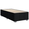 vidaXL Sommier &agrave; lattes de lit avec matelas Noir 100x200 cm Tissu