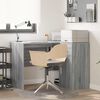 vidaXL Bureau d'angle avec tiroir Gris Sonoma 102 x 88 x 75 cm