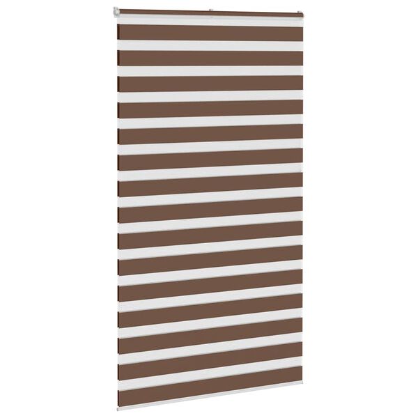 vidaXL Store z&egrave;bre marron 120x230cm largeur du tissu 115,9cm polyester