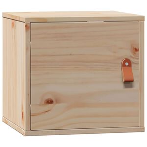 vidaXL Armoire murale 31,5x30x30 cm Bois massif Pin