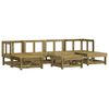 vidaXL Salon de jardin 7 pcs bois de pin impr&eacute;gn&eacute;