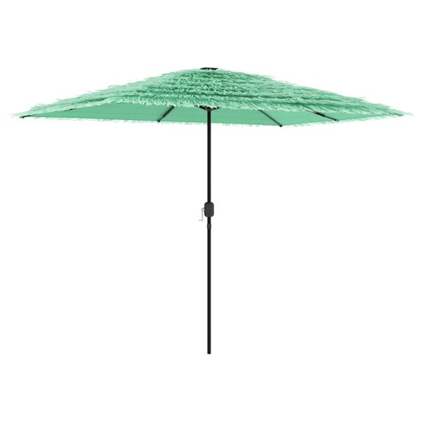 vidaXL Parasol de jardin avec m&acirc;t en acier vert 300x200x250 cm