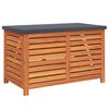 vidaXL Boîte de rangement de jardin 90x48x55 cm bois d'eucalyptus