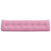 vidaXL Coussin de Dos Rose 200 x 24 x 50 cm tissu