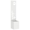 vidaXL &Eacute;cran de confidentialit&eacute; de jardin Blanc 32 x 32 x 150 cm