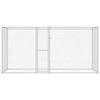 vidaXL Cage pour chien Argent&eacute; 400 x 200 x 200 cm Acier galvanis&eacute;