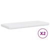 vidaXL Lit de jour avec gigogne et matelas gris clair 90x190cm velours